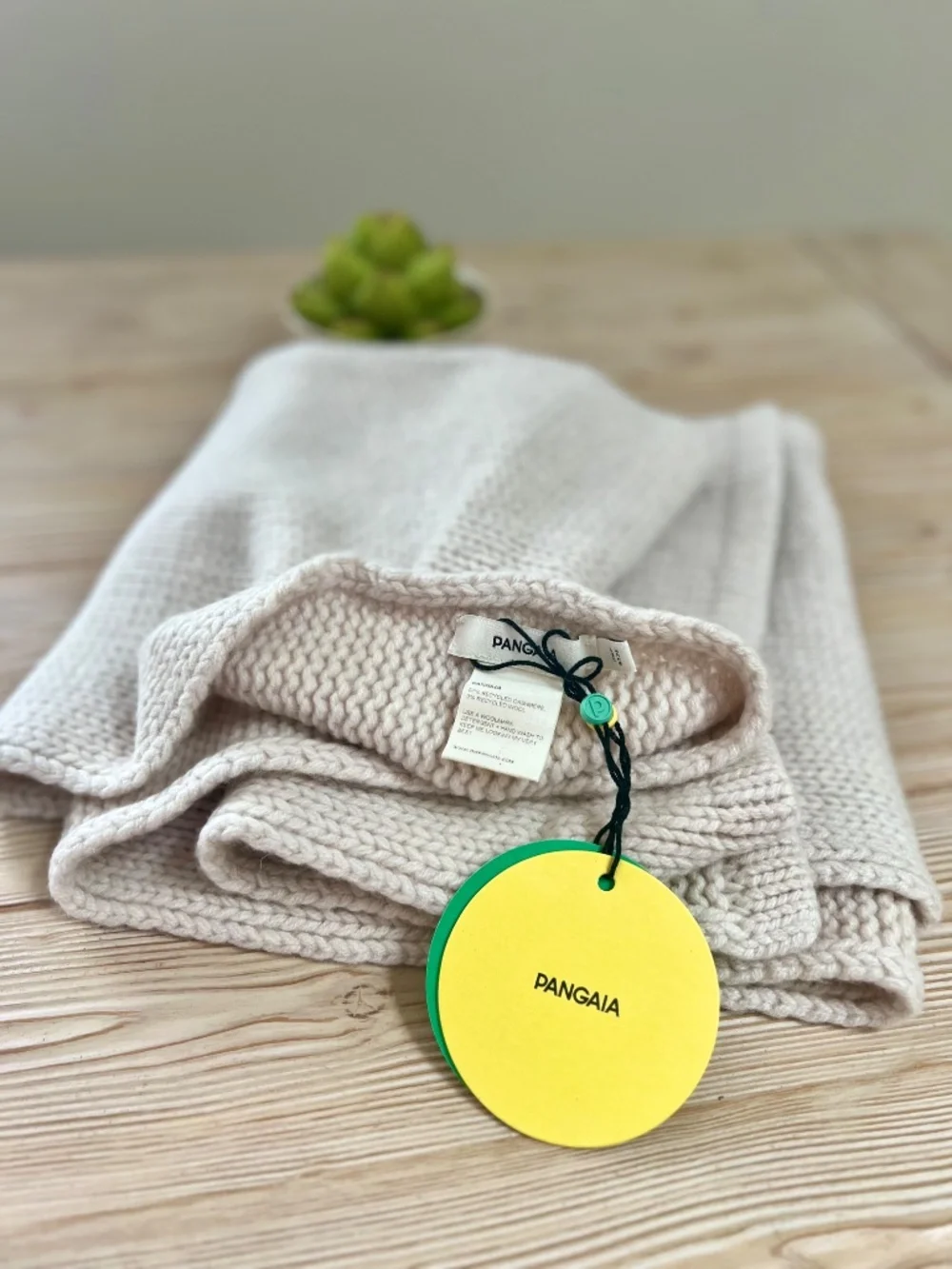 PANGAIA Cashmere Scarf Luxury Minimalist Unisex